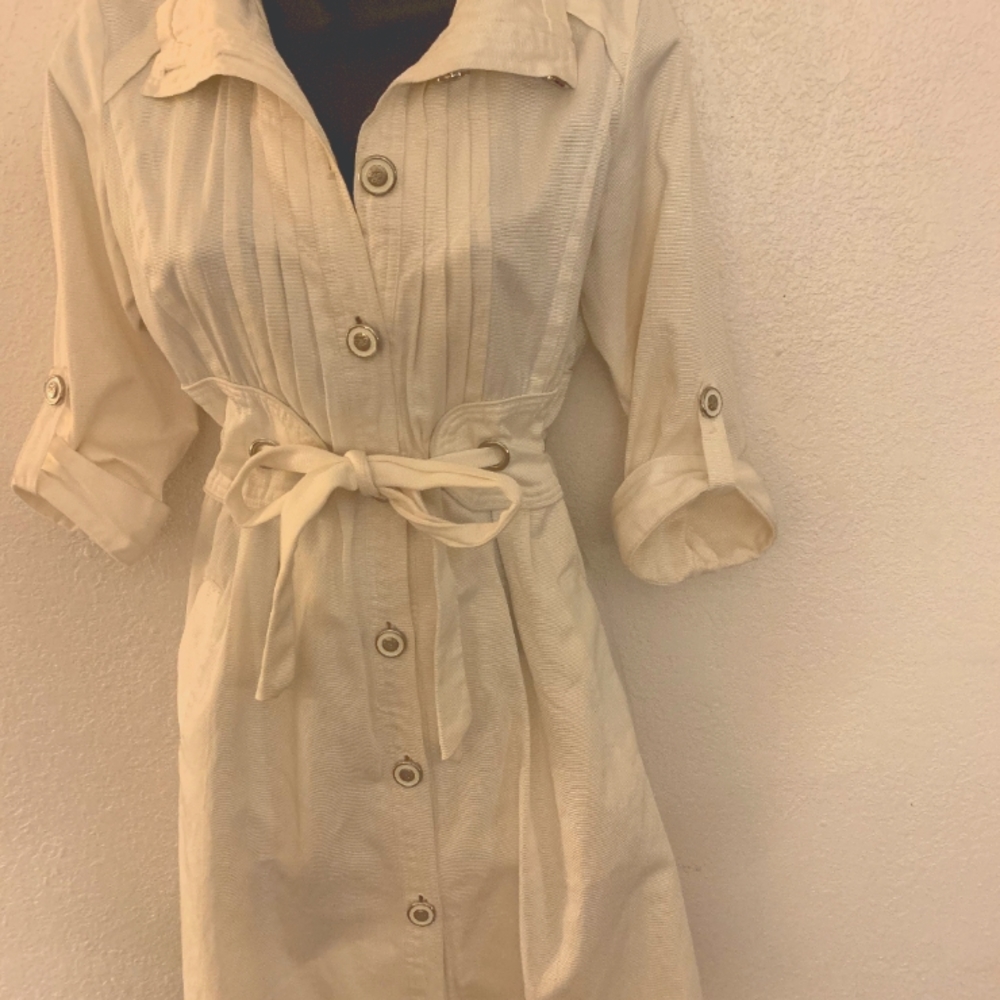 White Jean dress